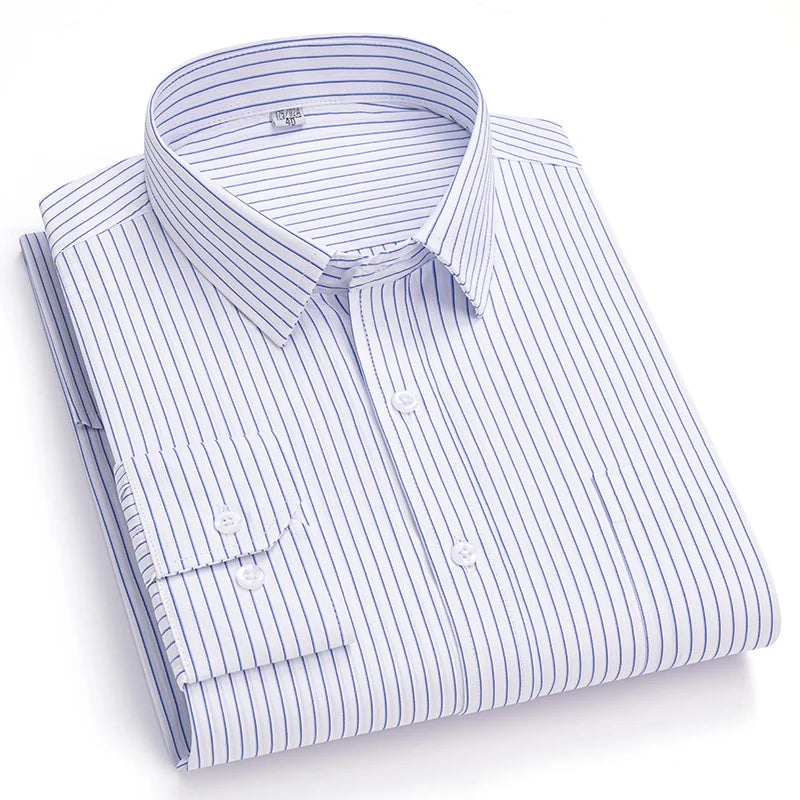 Men’s Shirt Long Sleeve Formal Solid Color