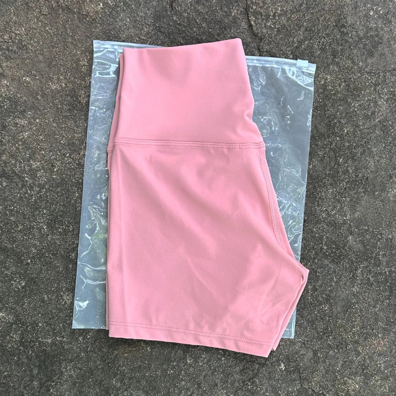 Women’s Shorts High Waist Elastic Waist Sporty Slim Fit