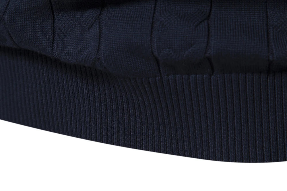 Men’s Sweatshirt Zip-Up Cotton Warm Casual Autumn Winter