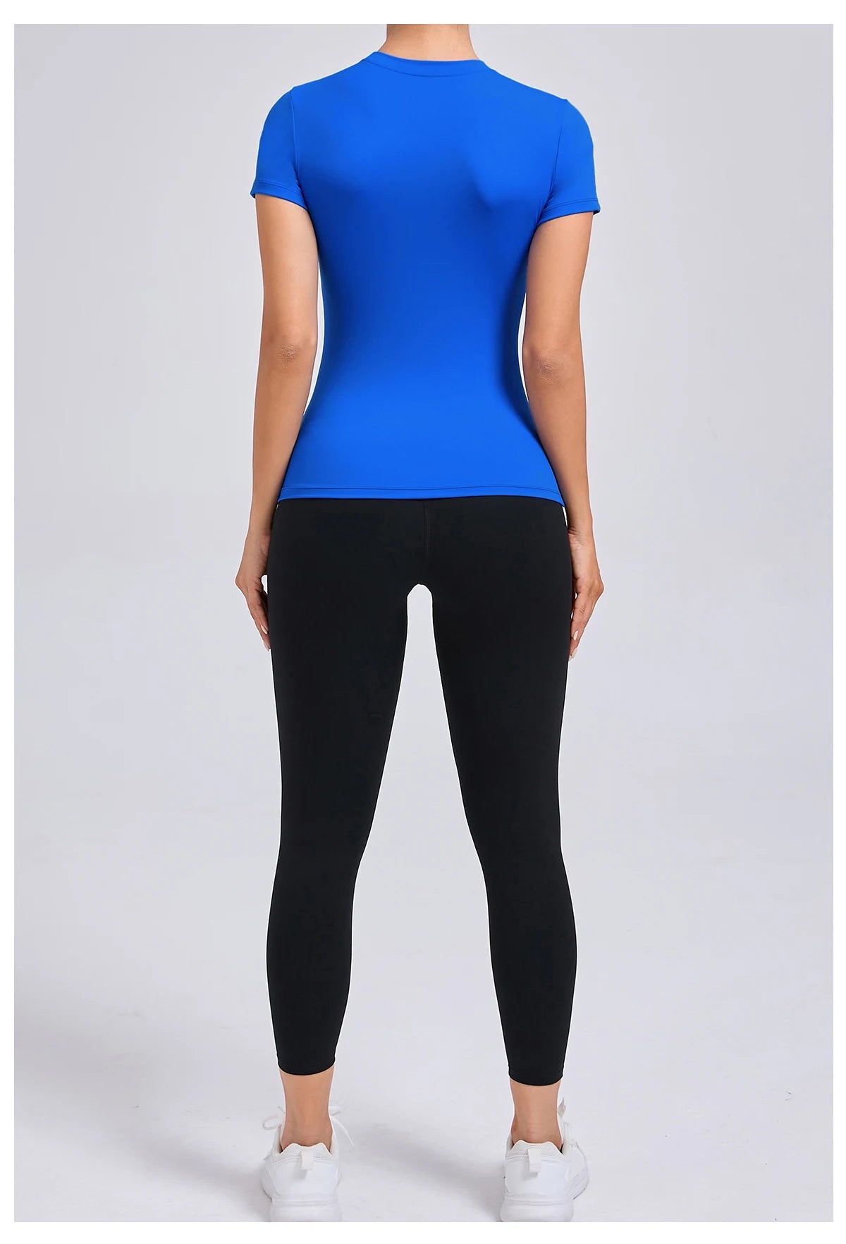 Women’s Gym Top Short Sleeve Moisture Wicking Athletic