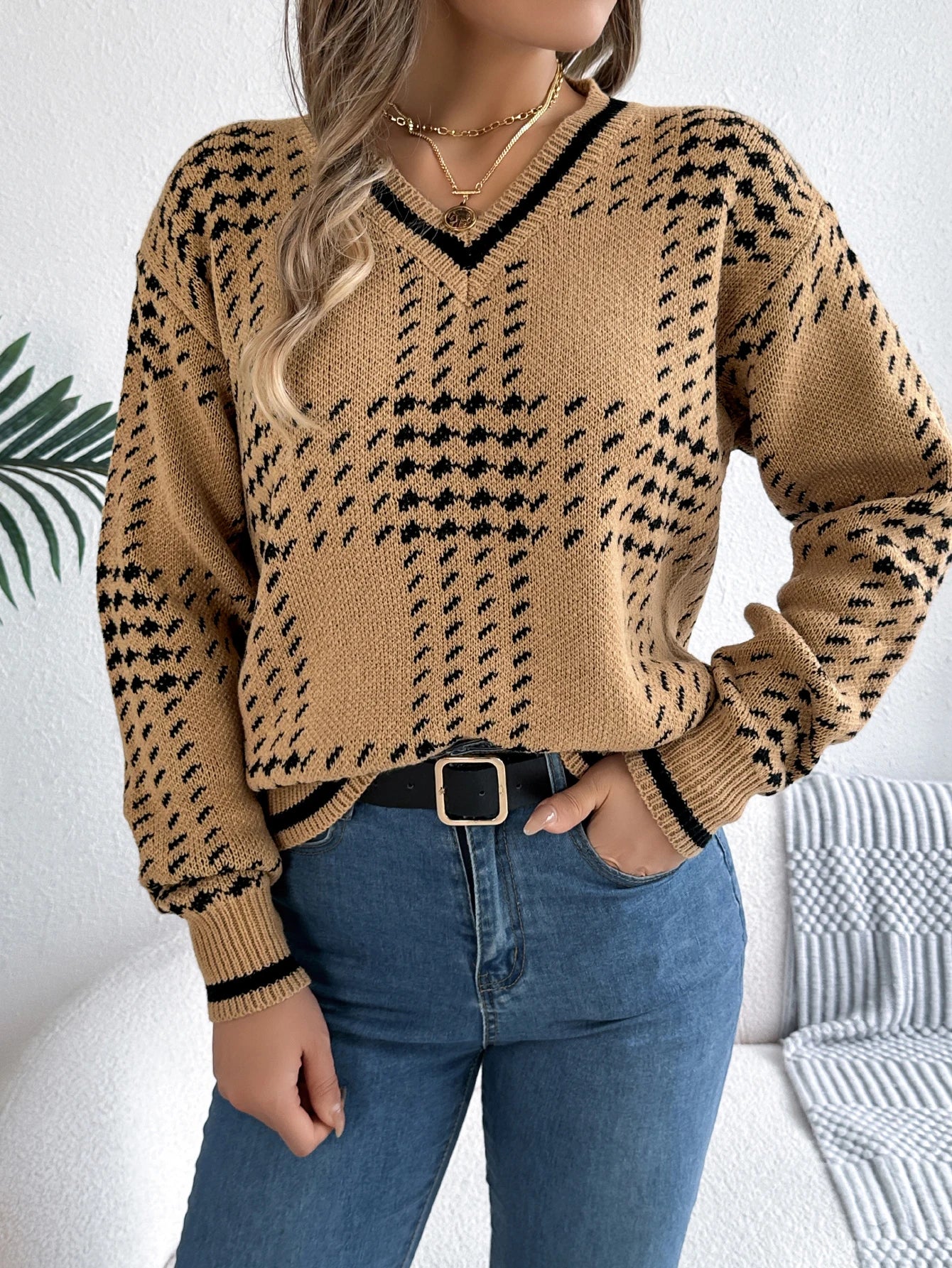 Women’s Top Long Sleeve Casual Stretchy