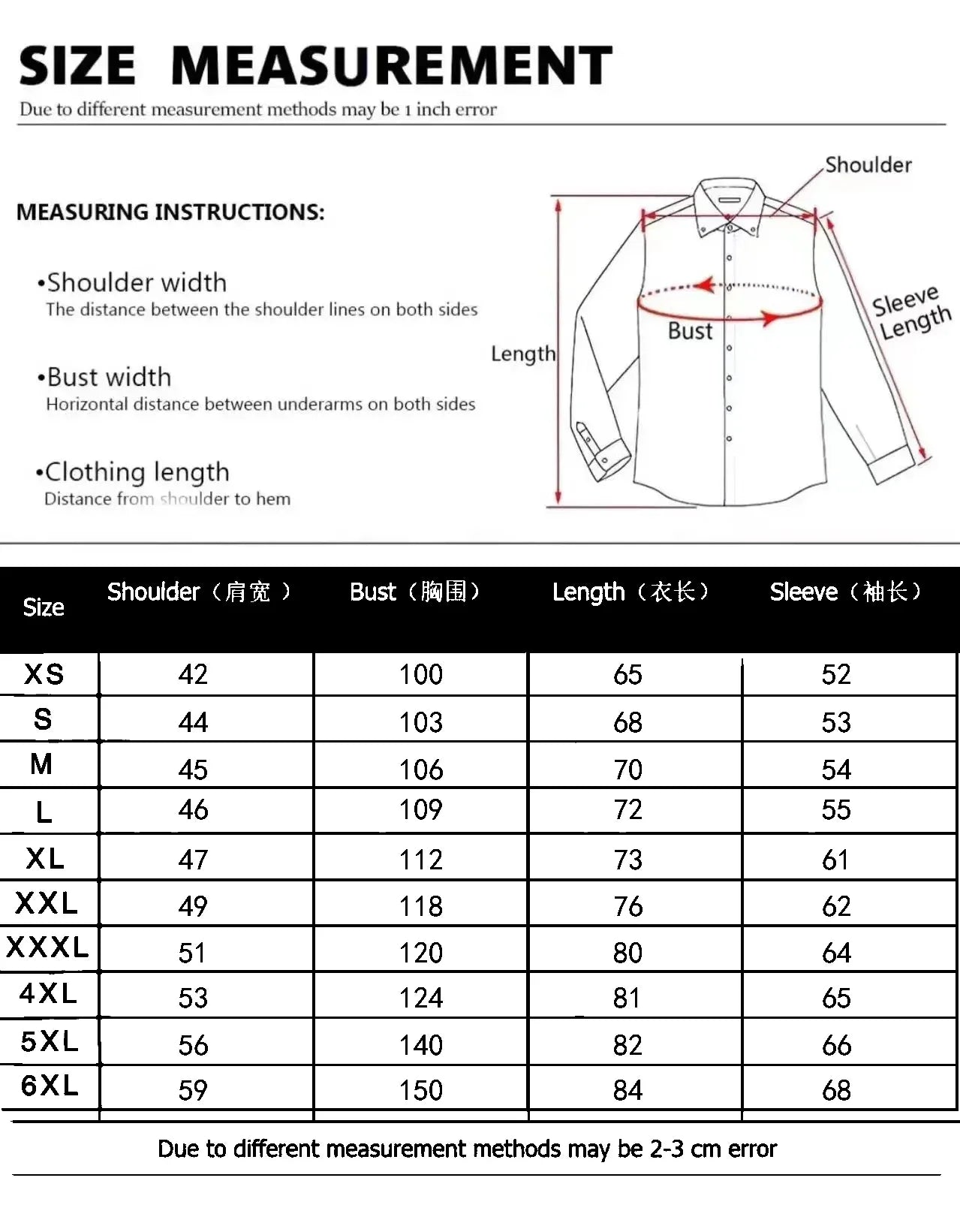 Men’s Shirt Long Sleeve Casual Cotton Comfort Fit