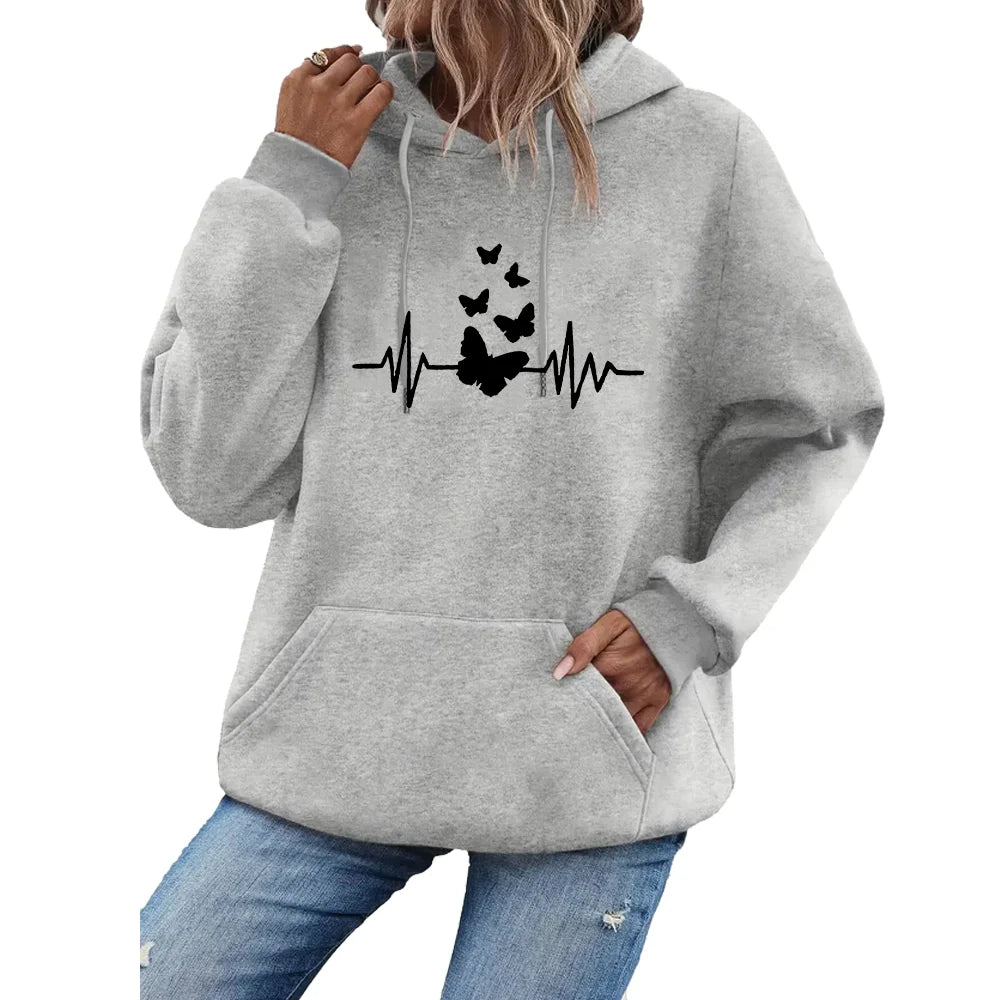 Women’s Hoodie Warm Long Sleeve Casual Soft
