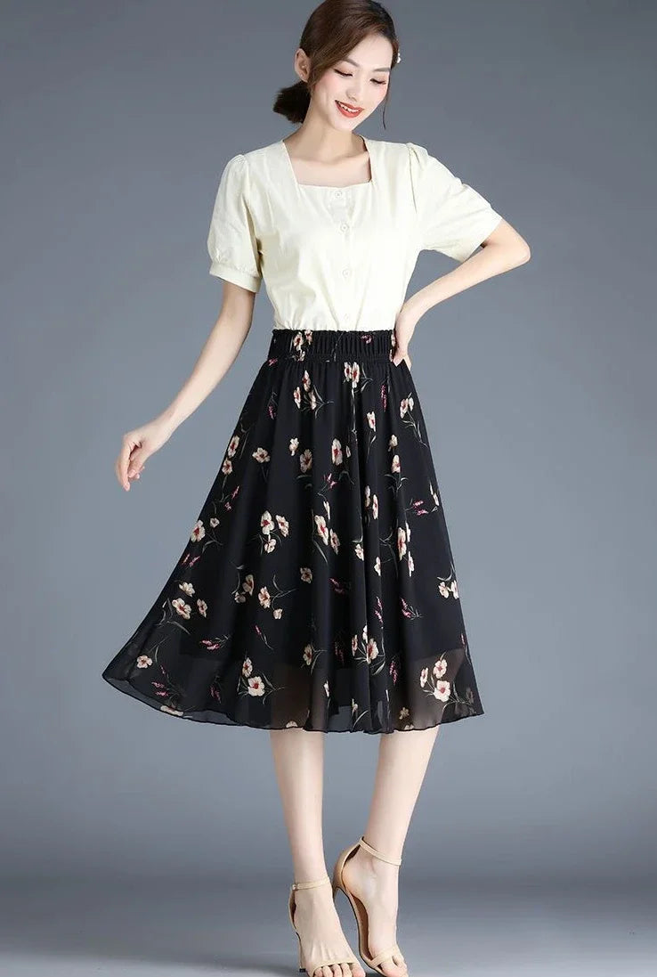 Women’s Skirt Midi Casual Summer