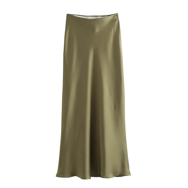 Women’s Skirt Midi High Waist Formal Summer