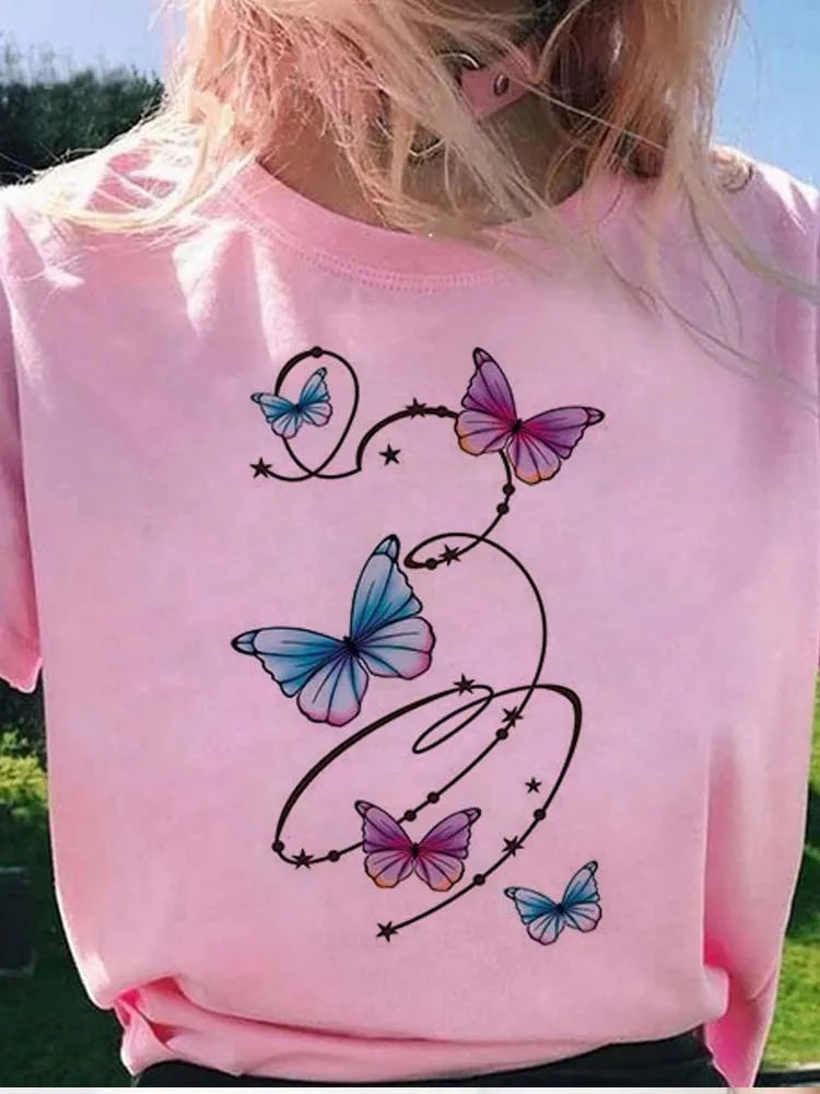 Women’s Top T-Shirt Printed Summer Casual