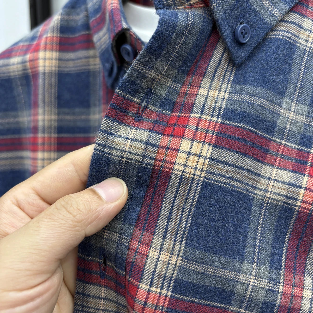 Men’s Shirt Long Sleeve Cotton Casual Breathable