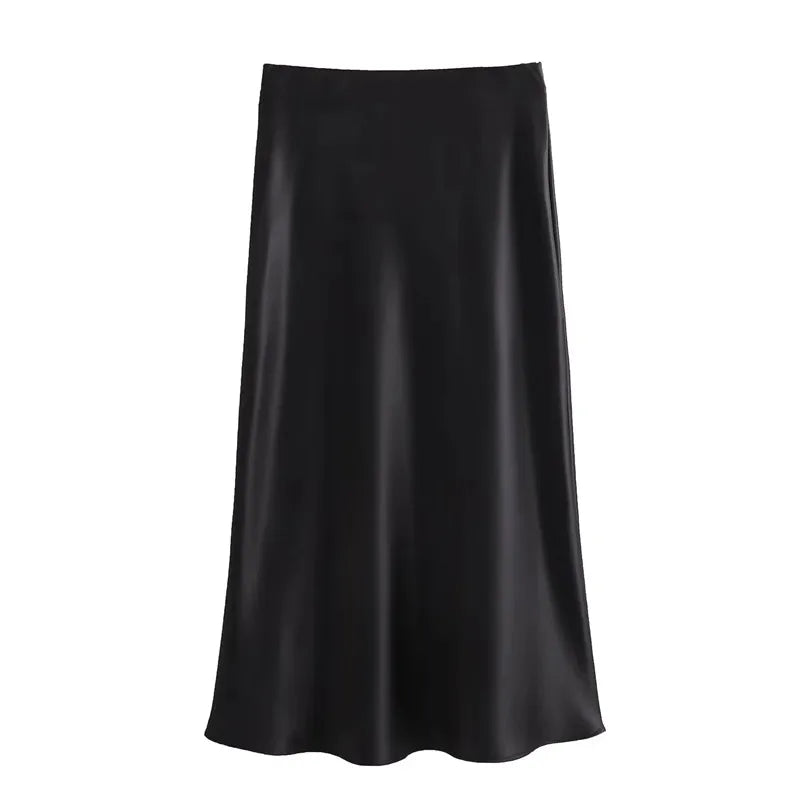 Women’s Skirt Midi High Waist Formal Summer