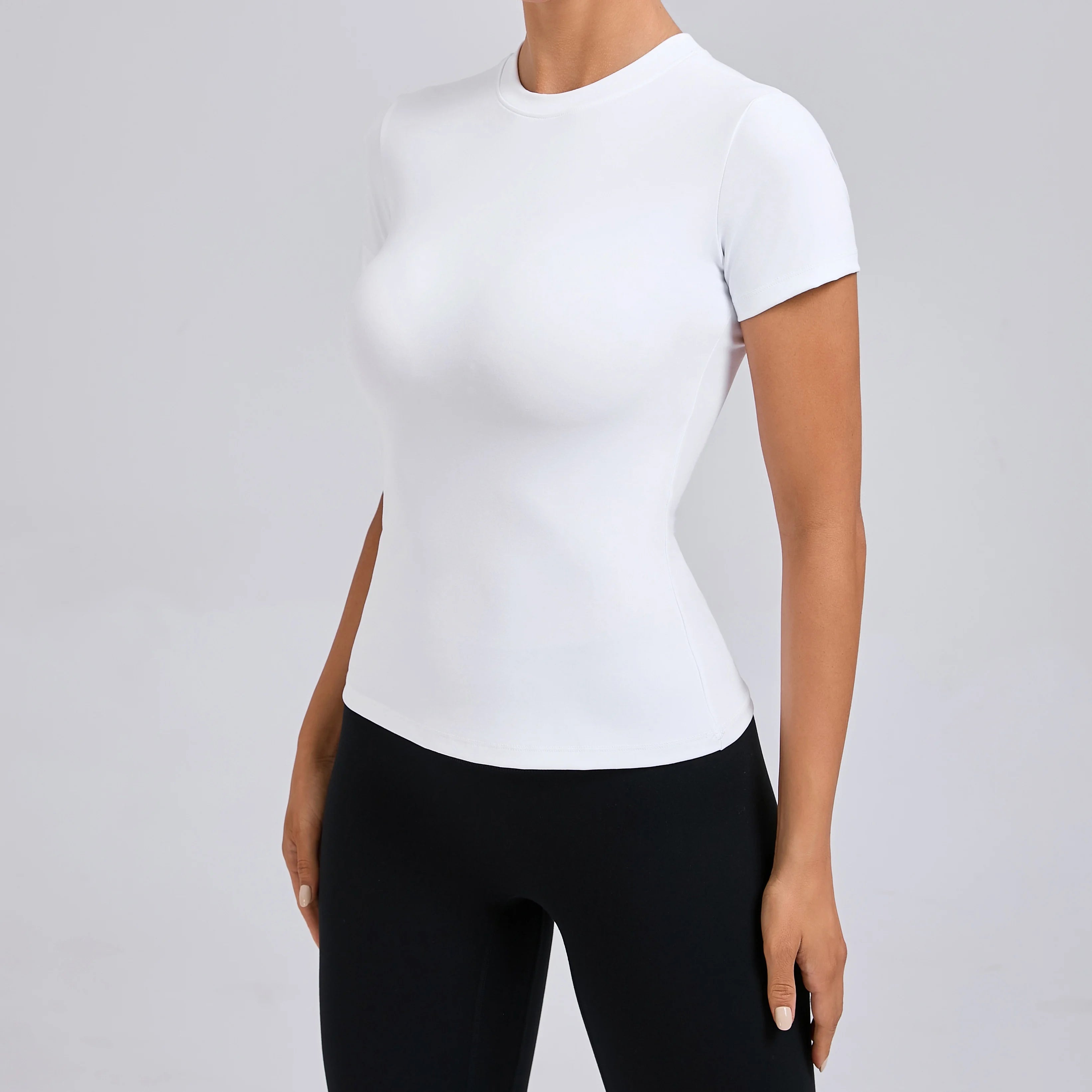 Women’s Gym Top Short Sleeve Moisture Wicking Athletic