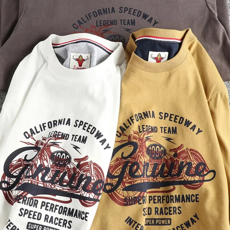 Men’s T-Shirt Long Sleeve Cotton Cotton Comfort Fit
