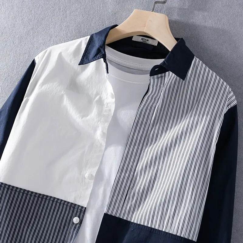 Men’s Shirt Long Sleeve Cotton Casual