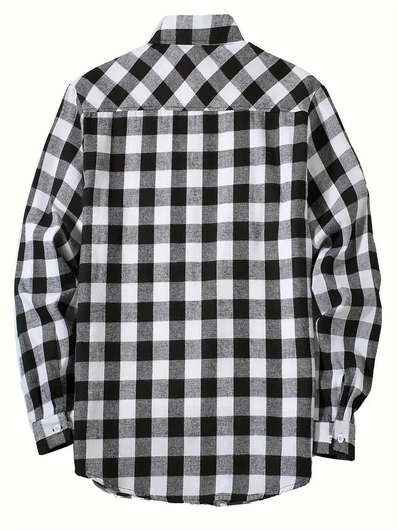 Men’s Shirt Long Sleeve Casual Cotton Comfort Fit