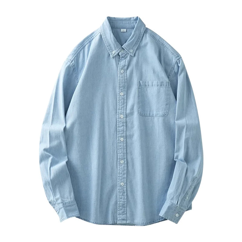 Men’s Shirt Long Sleeve Cotton Casual