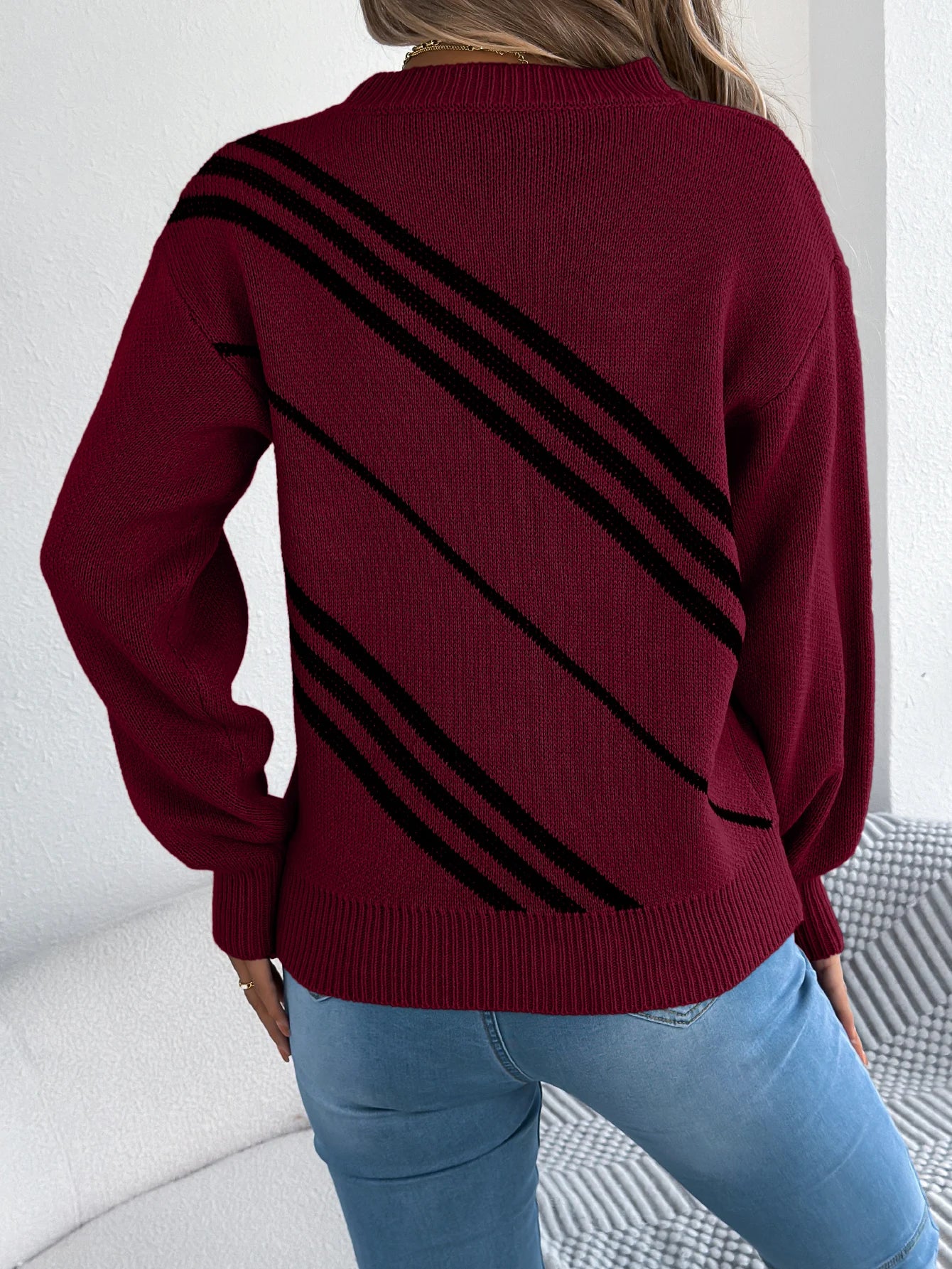 Women’s Top Long Sleeve Stretchy Casual