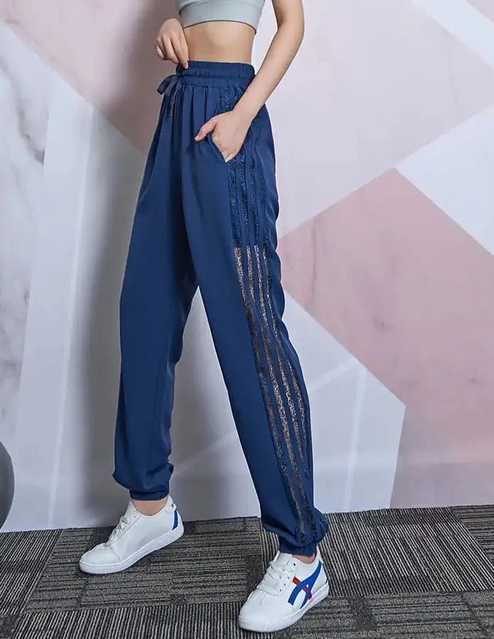 Women’s Joggers Elastic Waist Gym Stretchy Cotton