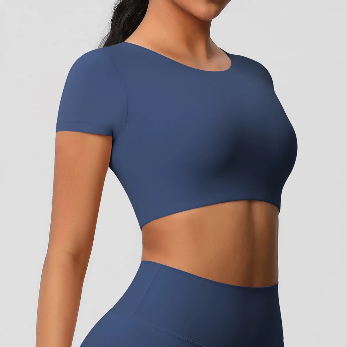 Women’s Gym Top Short Sleeve Breathable Stretchy Athletic