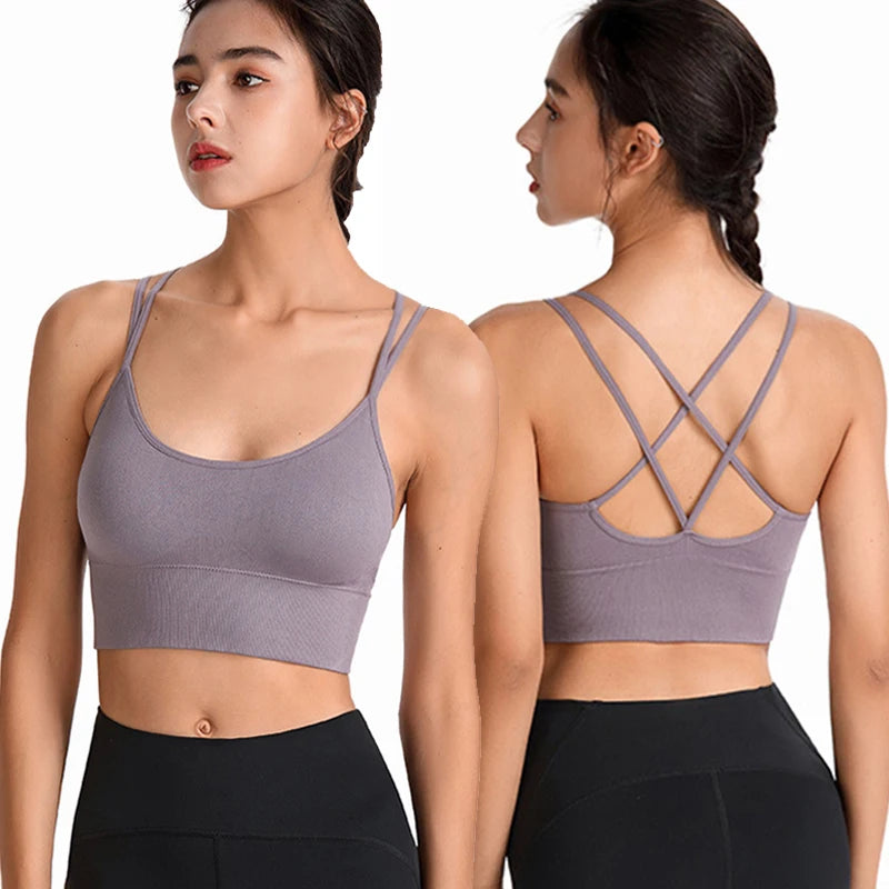 Women’s Sports Bra Padded Gym Comfort Supportive