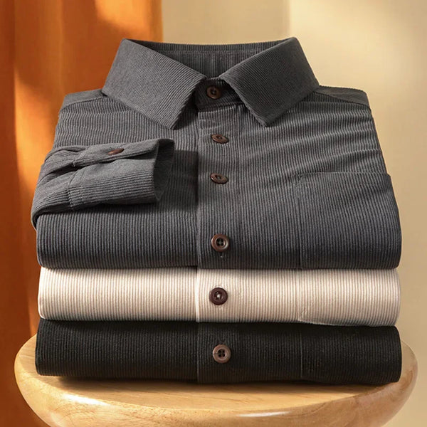 Men’s Shirt Long Sleeve Casual Solid Color