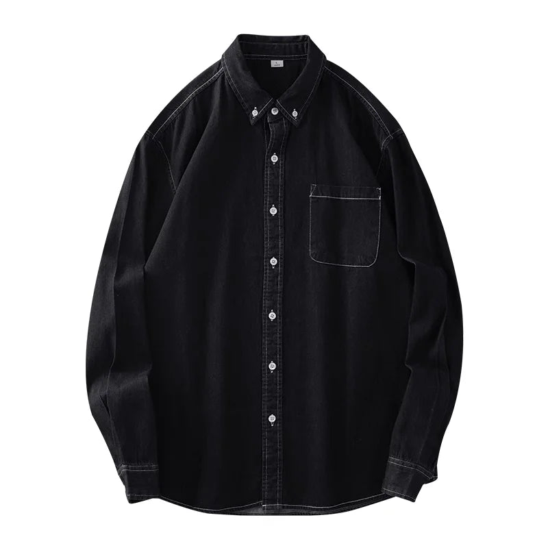Men’s Shirt Long Sleeve Cotton Casual