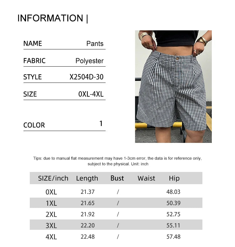 Women’s Shorts Casual Elastic Waist Cotton Summer