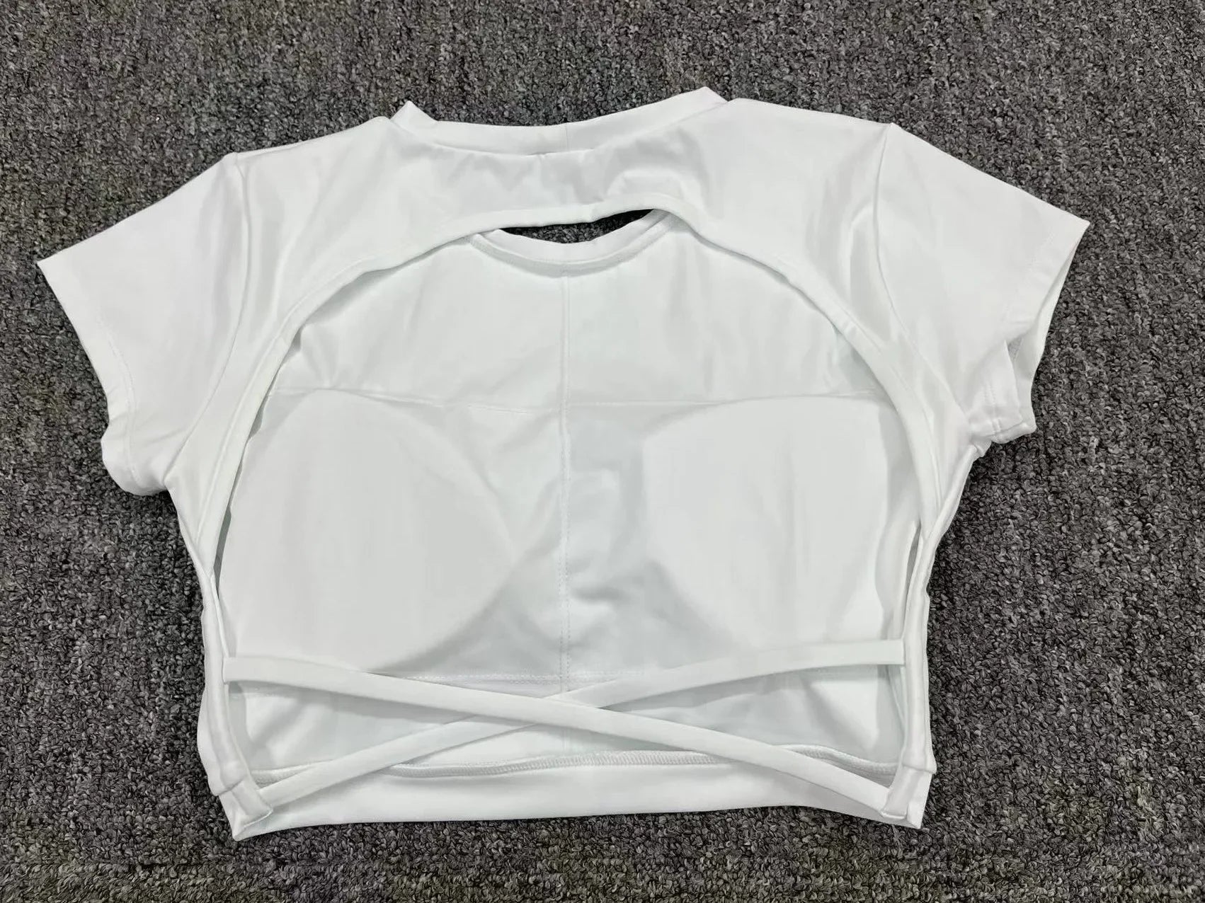 Women’s Gym Top Crop Top Moisture Wicking Seamless Athletic