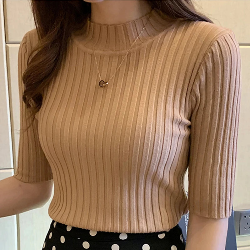 Women’s Top Blouse Short Sleeve Casual Stretchy
