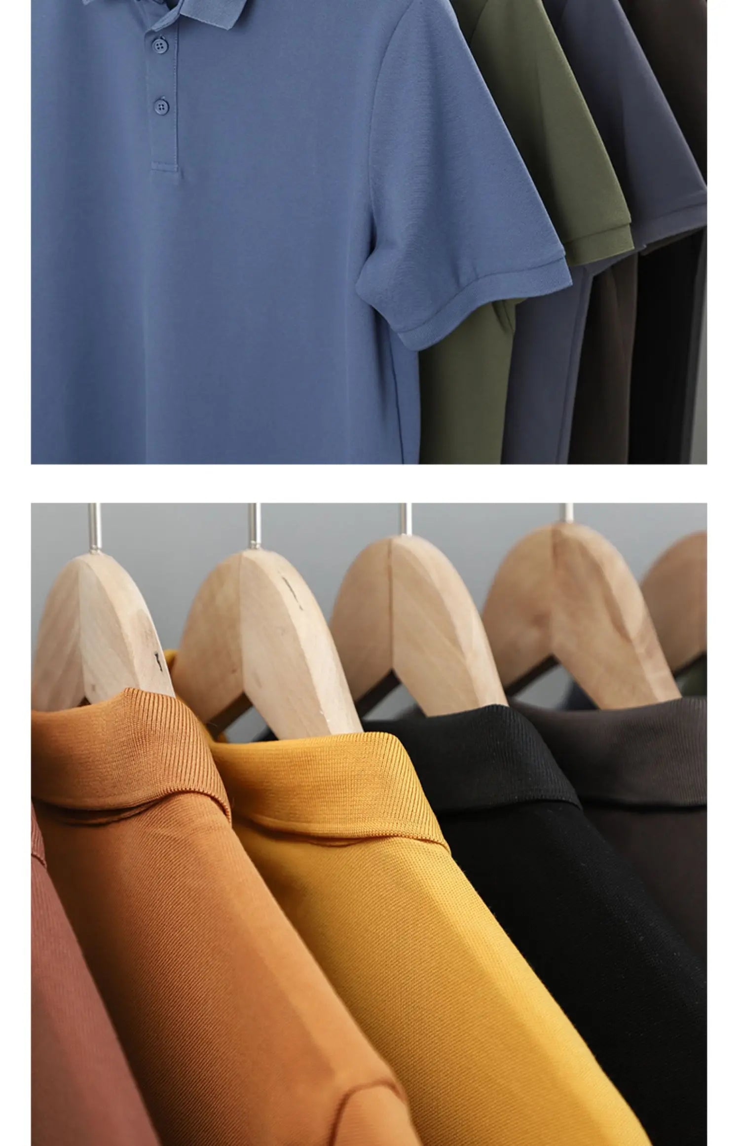 Men’s T-Shirt Short Sleeve Solid Color Summer