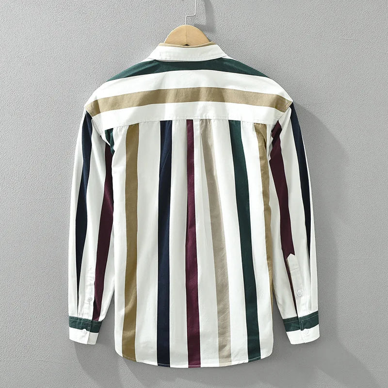 Men’s Shirt Long Sleeve Cotton Casual