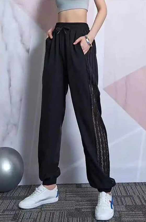 Women’s Joggers Elastic Waist Gym Stretchy Cotton