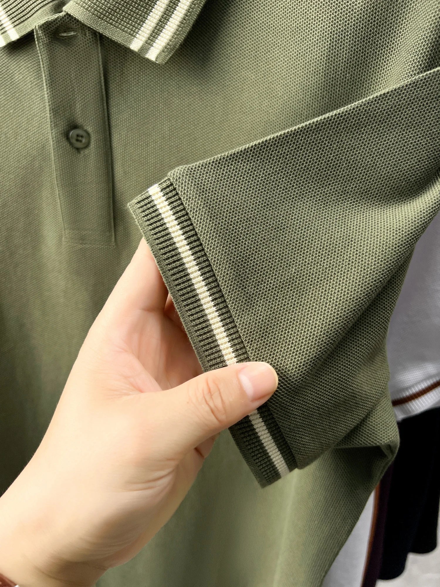Men’s Polo Shirt Cotton Short Sleeve Casual Summer Fashion