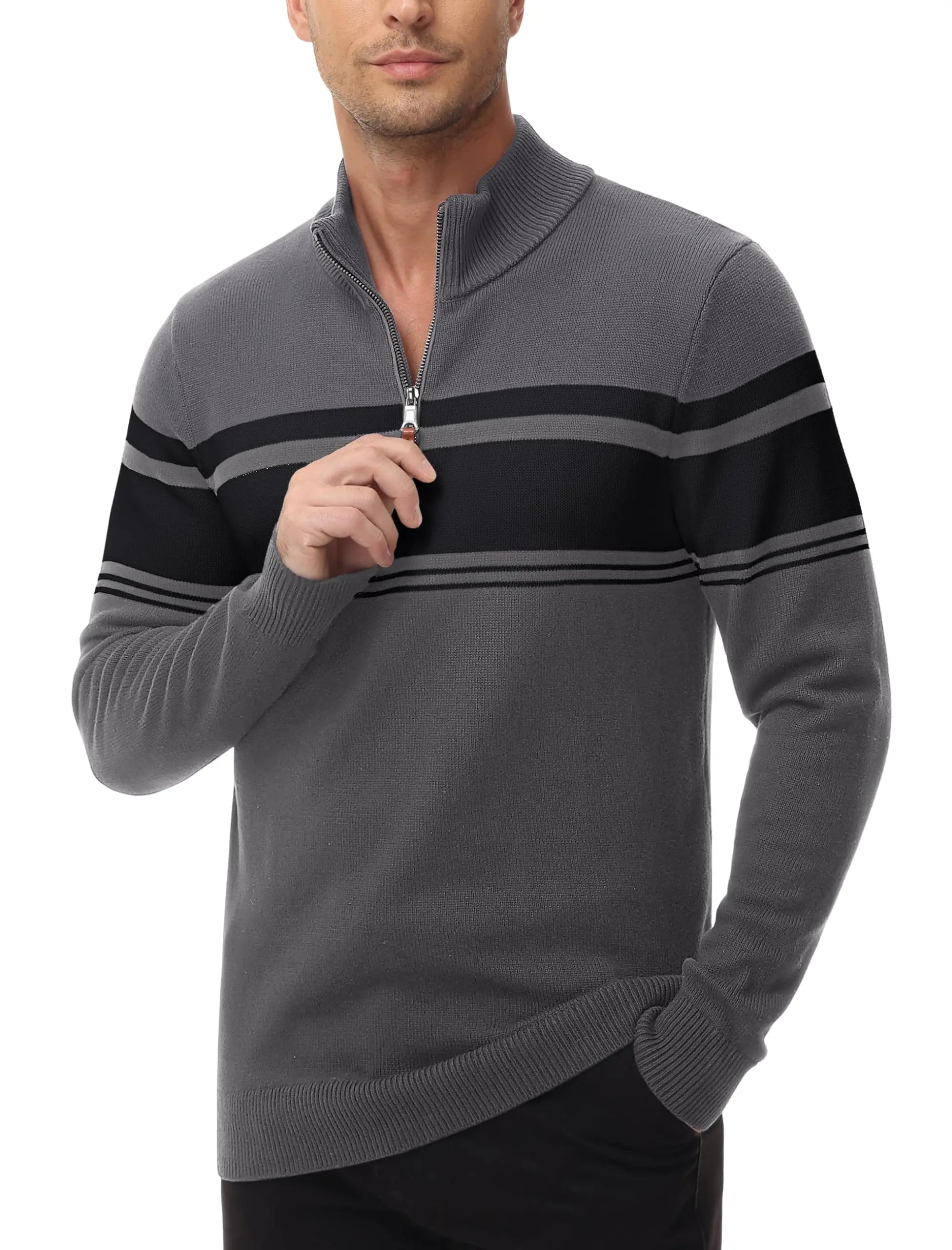 Men’s Sweatshirt Pullover Zip-Up Cotton Warm Autumn Winter