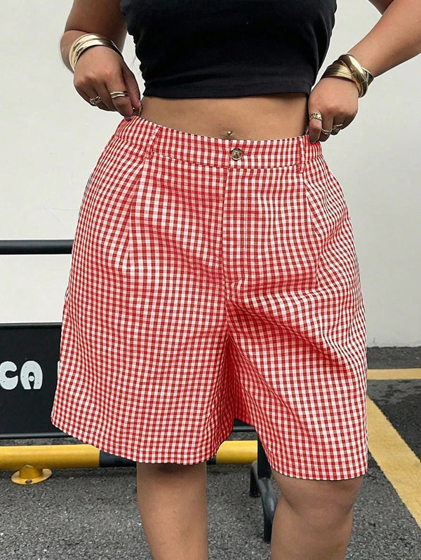 Women’s Shorts Casual Elastic Waist Cotton Summer