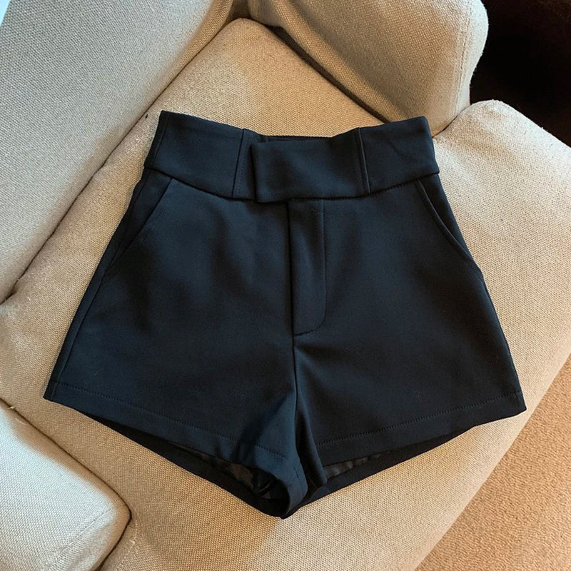Women’s Shorts High Waist Casual Slim Fit