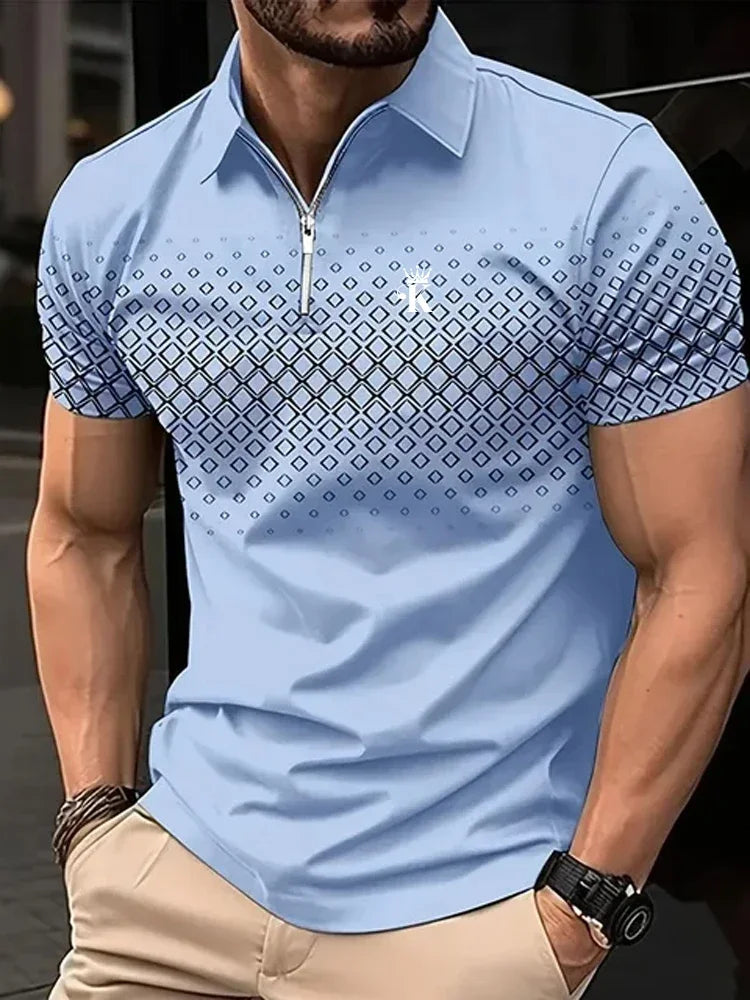 Men’s Polo Shirt Short Sleeve Business Casual Casual Summer