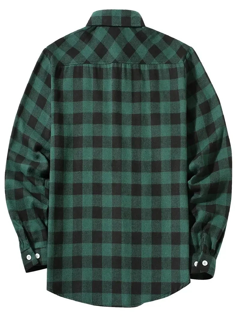 Men’s Shirt Long Sleeve Casual Cotton Comfort Fit