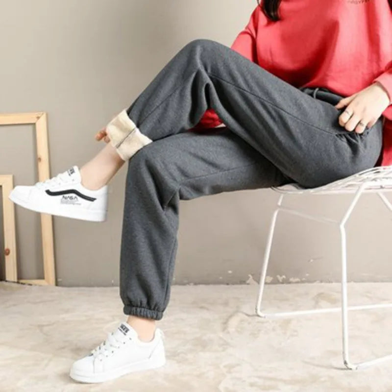 Women’s Joggers High Waist Fleece Casual