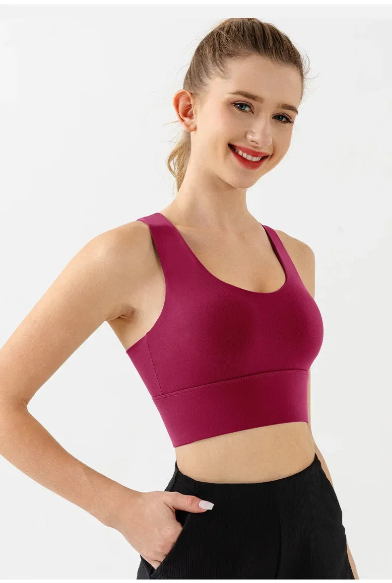 Women’s Sports Bra Gym Comfort Supportive Breathable