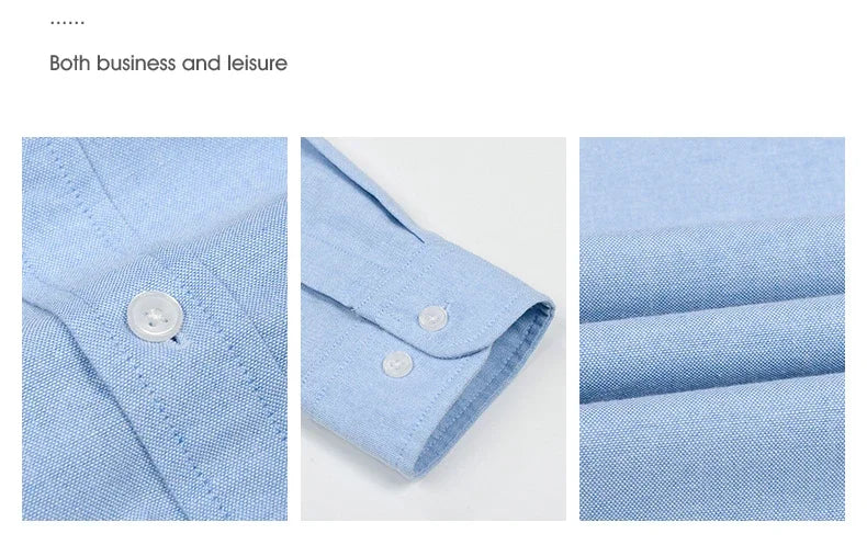 Men’s Shirt Long Sleeve Cotton Casual Breathable