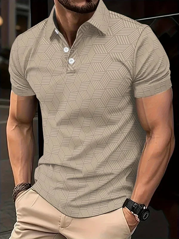 Men’s Polo Shirt Short Sleeve Casual Summer