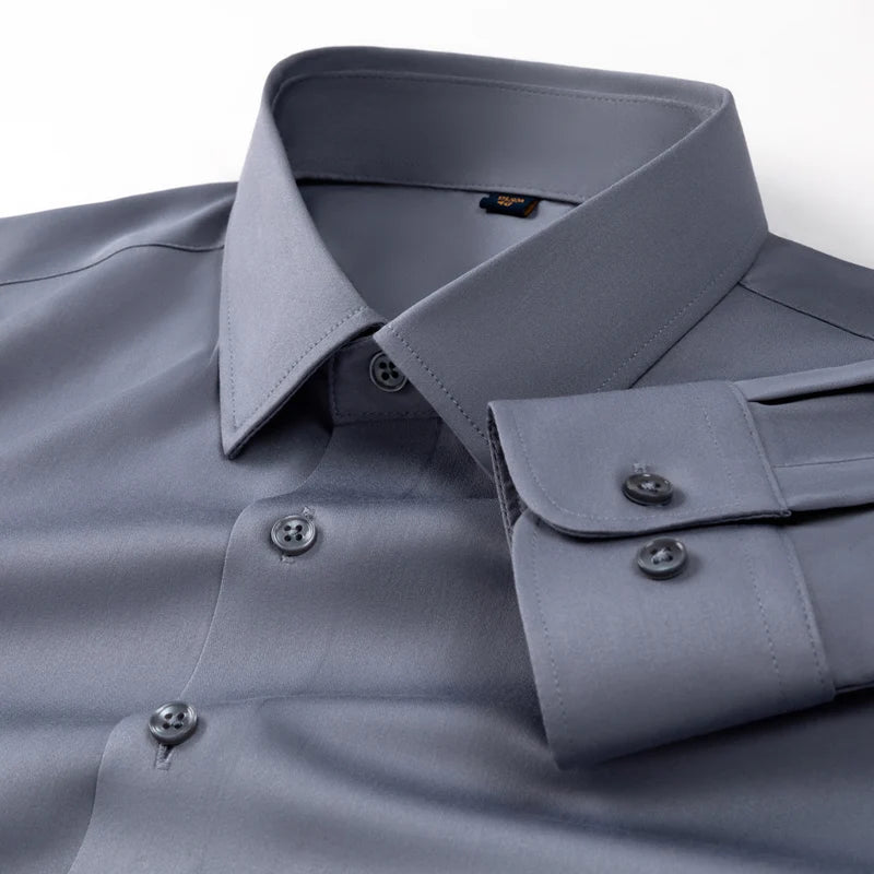 Men’s Shirt Long Sleeve Formal Slim Fit