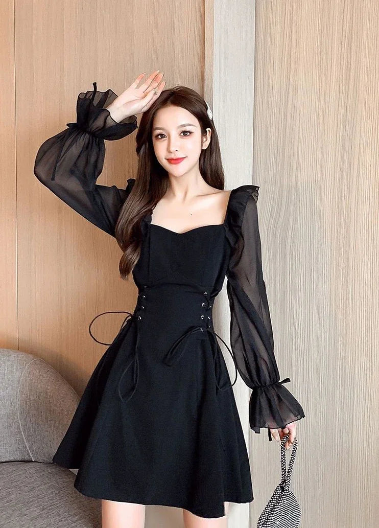 Women’s Dress Chiffon Casual Mini A-Line