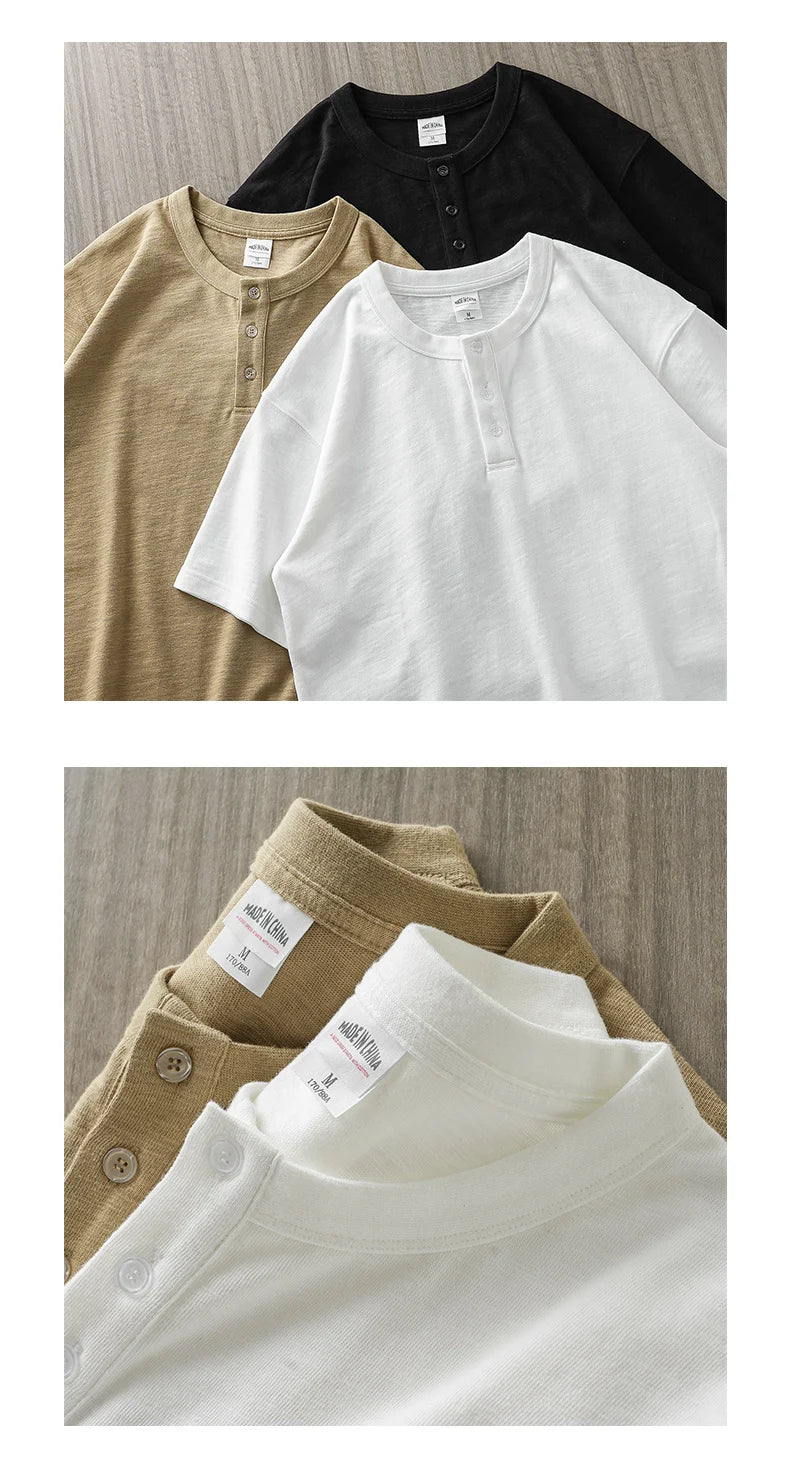 Men’s Shirt Short Sleeve Cotton Summer Casual