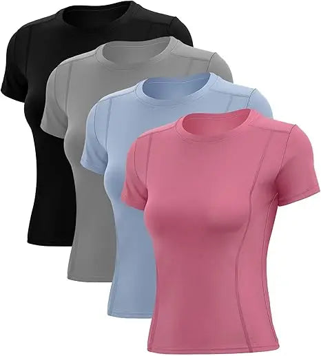 Women’s Gym Top Short Sleeve Athletic Breathable Lightweight
