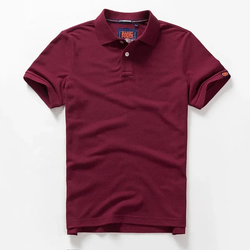 Men’s Polo Shirt Cotton Summer Fashion
