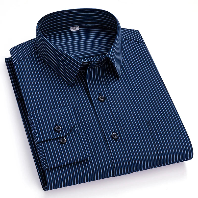 Men’s Shirt Long Sleeve Formal Solid Color
