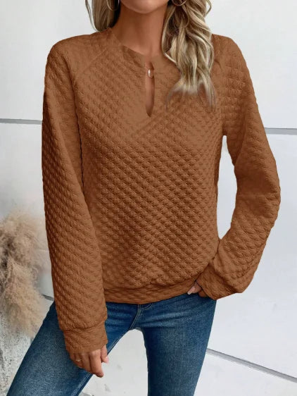 Women’s Hoodie Pullover Casual Solid Color Long Sleeve