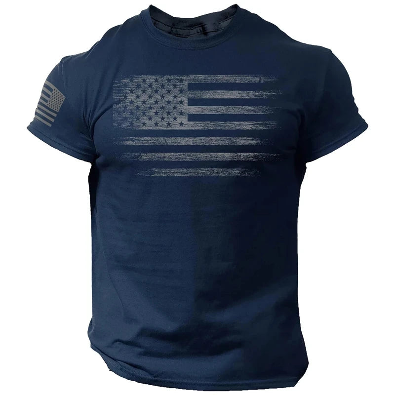 Men’s T-Shirt Casual Athletic Printed Short Sleeve