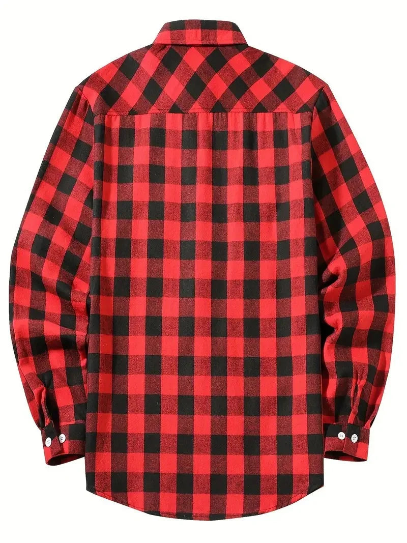 Men’s Shirt Long Sleeve Casual Cotton Comfort Fit