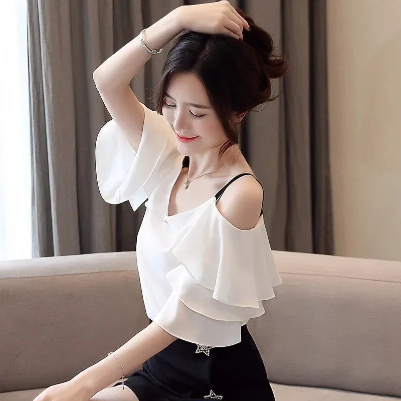 Women’s Top Blouse Short Sleeve Casual Summer