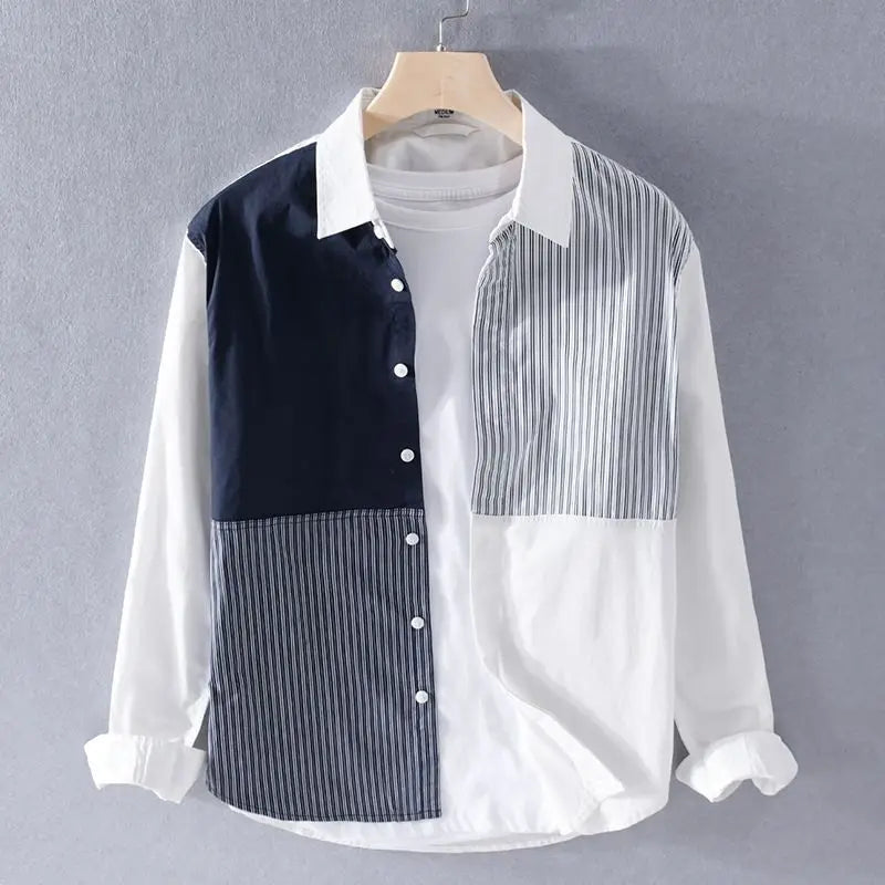 Men’s Shirt Long Sleeve Cotton Casual